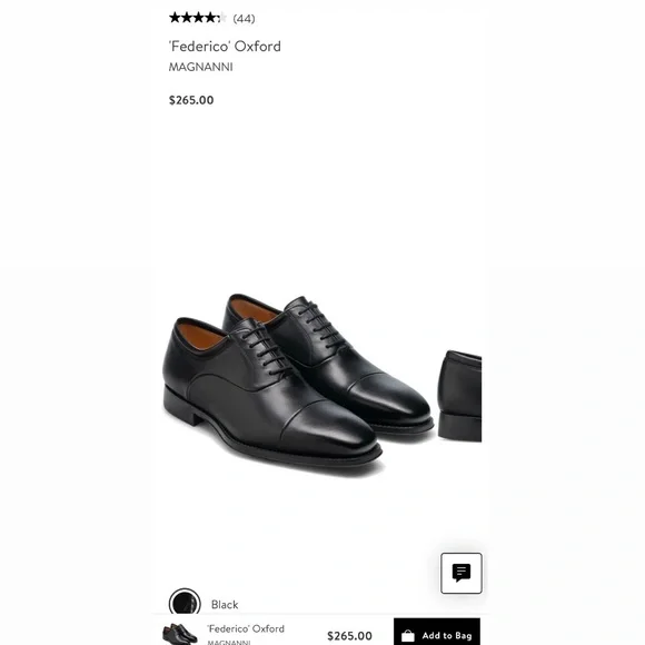 Magnanni | Shoes | Magnanni Federico Cap Toe Oxfords Black  display picture 1
